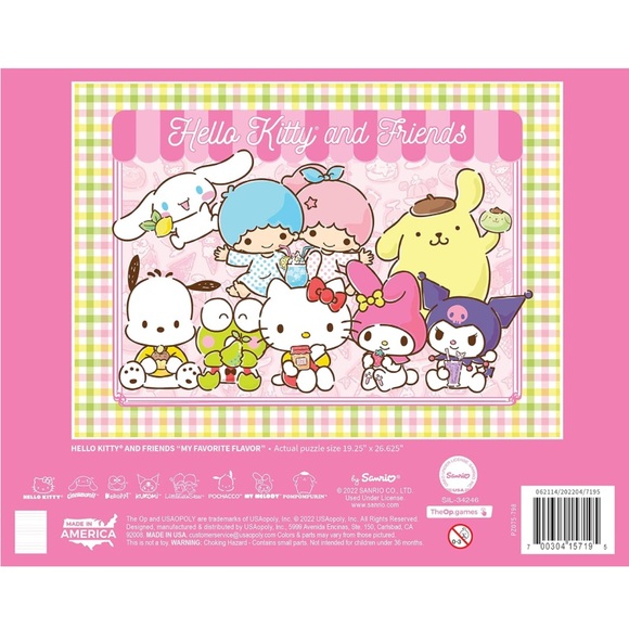 Hello Kitty and Friends My Favorite Flavor 1000-piece Jigsaw Puzzle - Picture 5 of 8